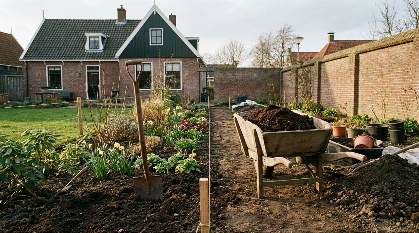 Prachtige tuin in Rotterdam