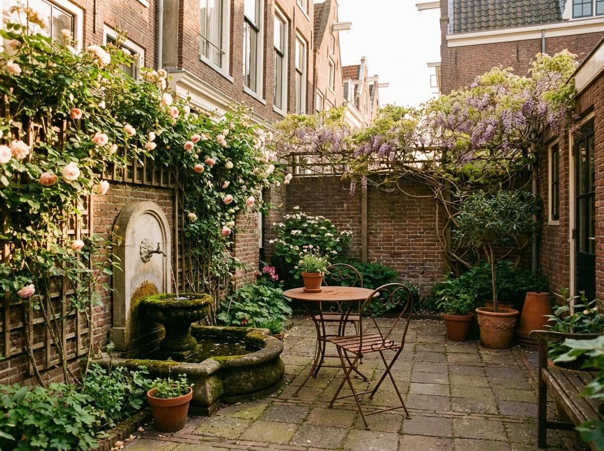 Landelijke tuin aanleg